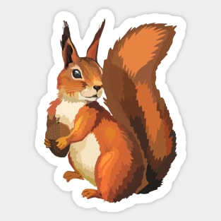 Squirrel Sticker